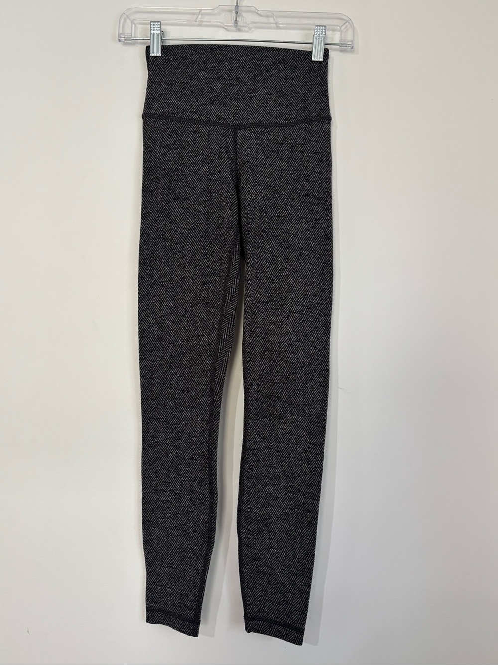 lululemon athletica High-Waist Herringbone Leggings - Black & Gray